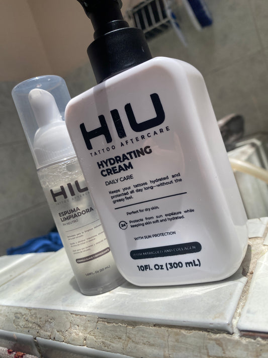 Espuma limpiadora pH neutro para tatuajes Dermatinta