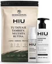 Kit Rutina Completa para Tatuajes — Crema Hidratante + Espuma Limpiadora | Dermatinta
